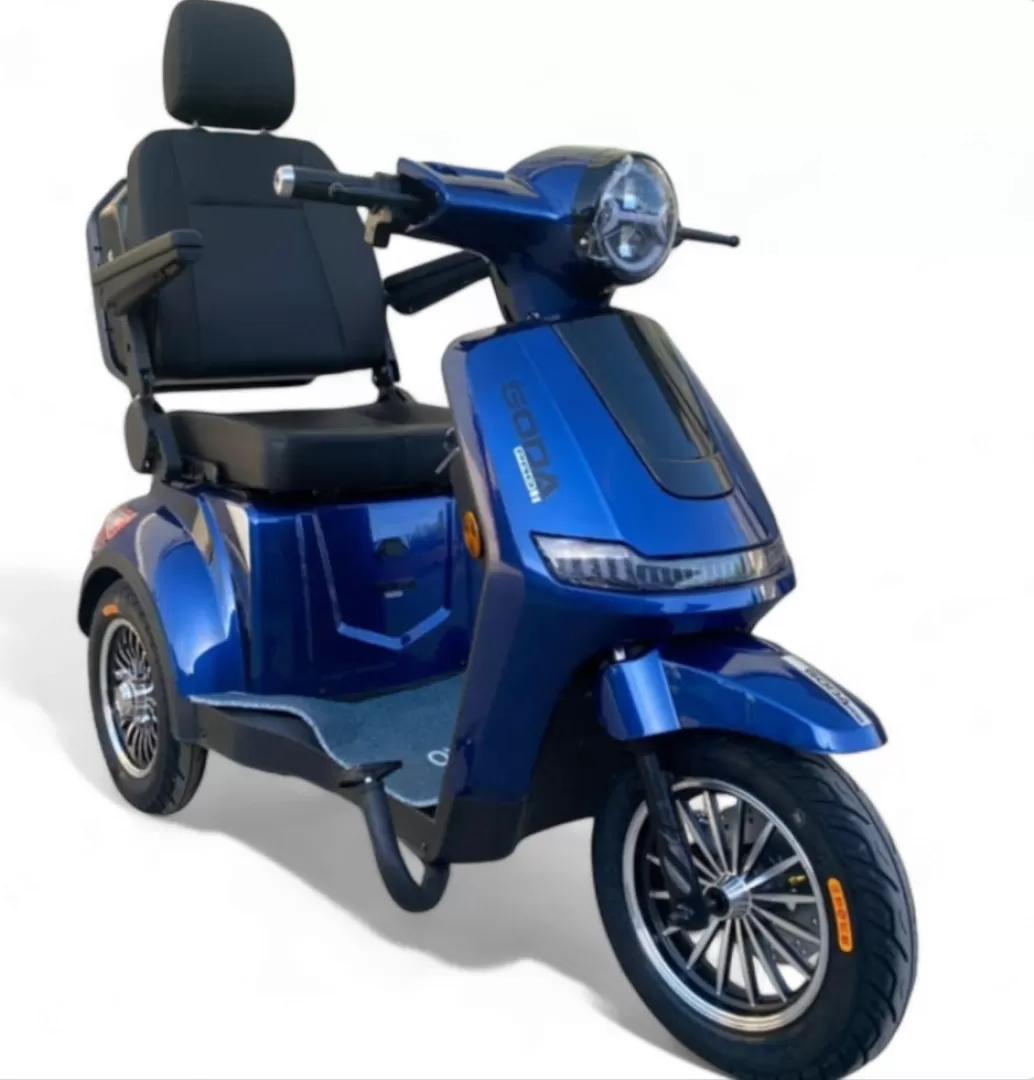 Електрическа триколка | регулируема седалка, 1500W - vikilux
