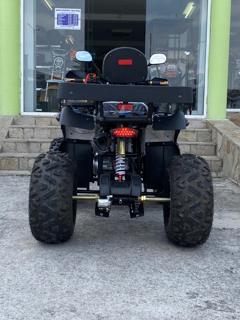 Бензиново ATV MaxMotors 200cc Grizzly PRO с LED бар – Blue Camouflage - Image 9