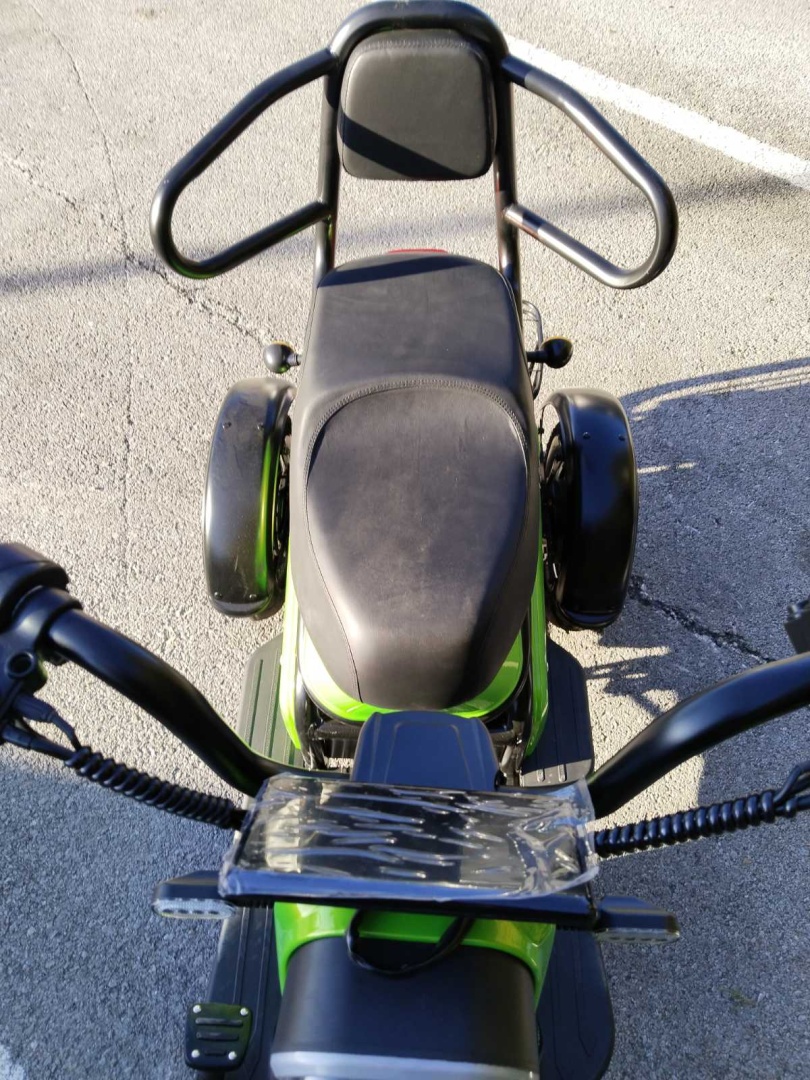 Двуместна Електрическа Триколка MaxMotors Pudding 1200W Green - Image 6