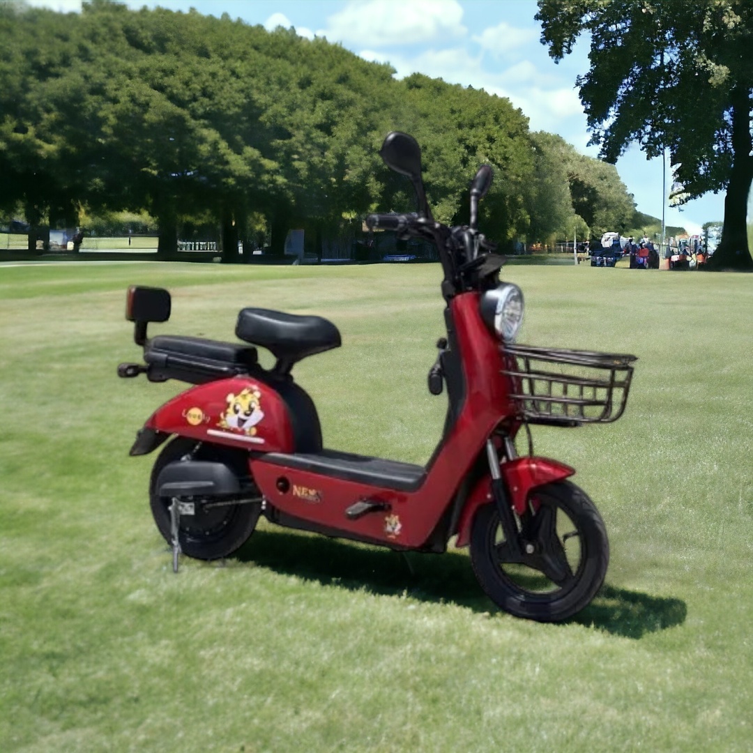 Електрически скутер с педали 2023 MaxMotors 500W/48V/12Ah – RED