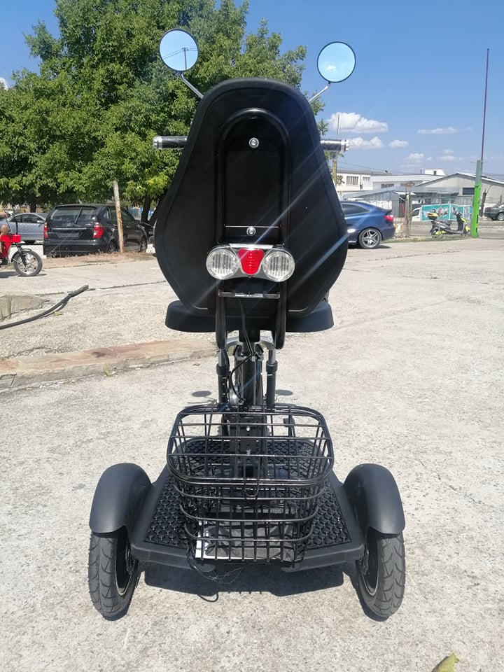 Електрическа триколка Max Motors А3 black 500W, с предно предаване - Image 2