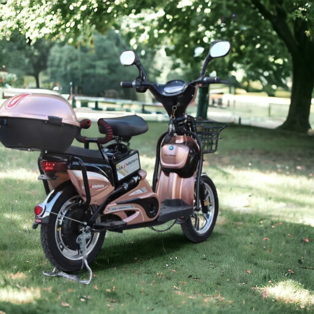 Електрически скутер-велосипед MaxMotors EBZ16 500W – ROSE GOLD - Image 2
