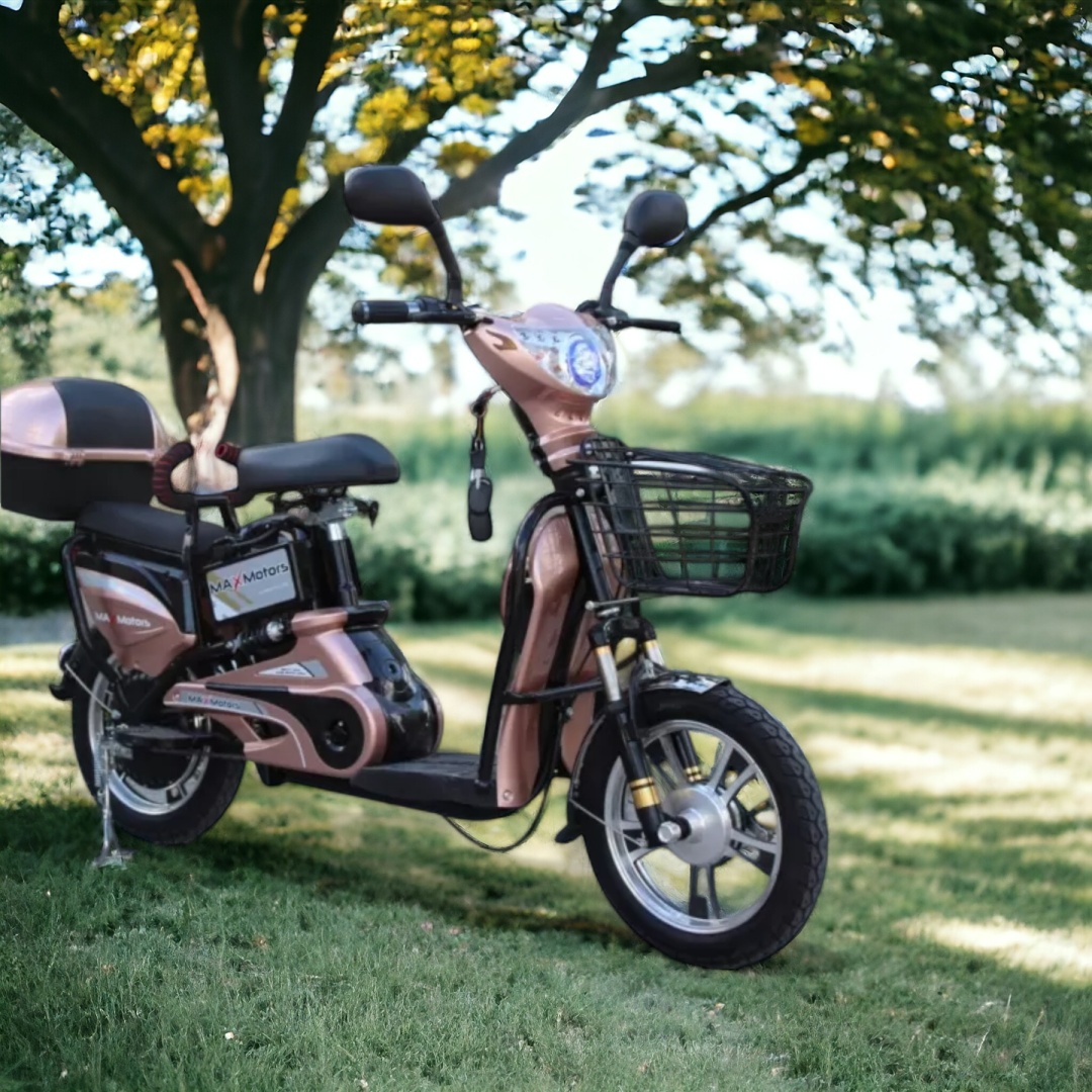 Електрически скутер-велосипед MaxMotors EBZ16 500W – ROSE GOLD