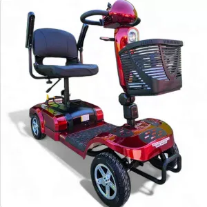 Електрическа четириколка за възрастни и хора с увреждания, модел MaxMotors BL3 350W, с комфортна сед.