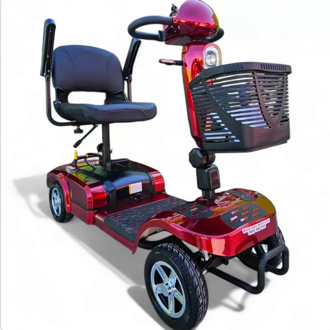 Електрическа четириколка за възрастни и хора с увреждания, модел MaxMotors BL3 350W, с комфортна сед.