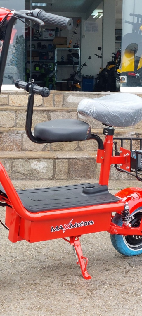 Електрически Скутер MaXmotors Мини Дизайн 350W RED - Image 4