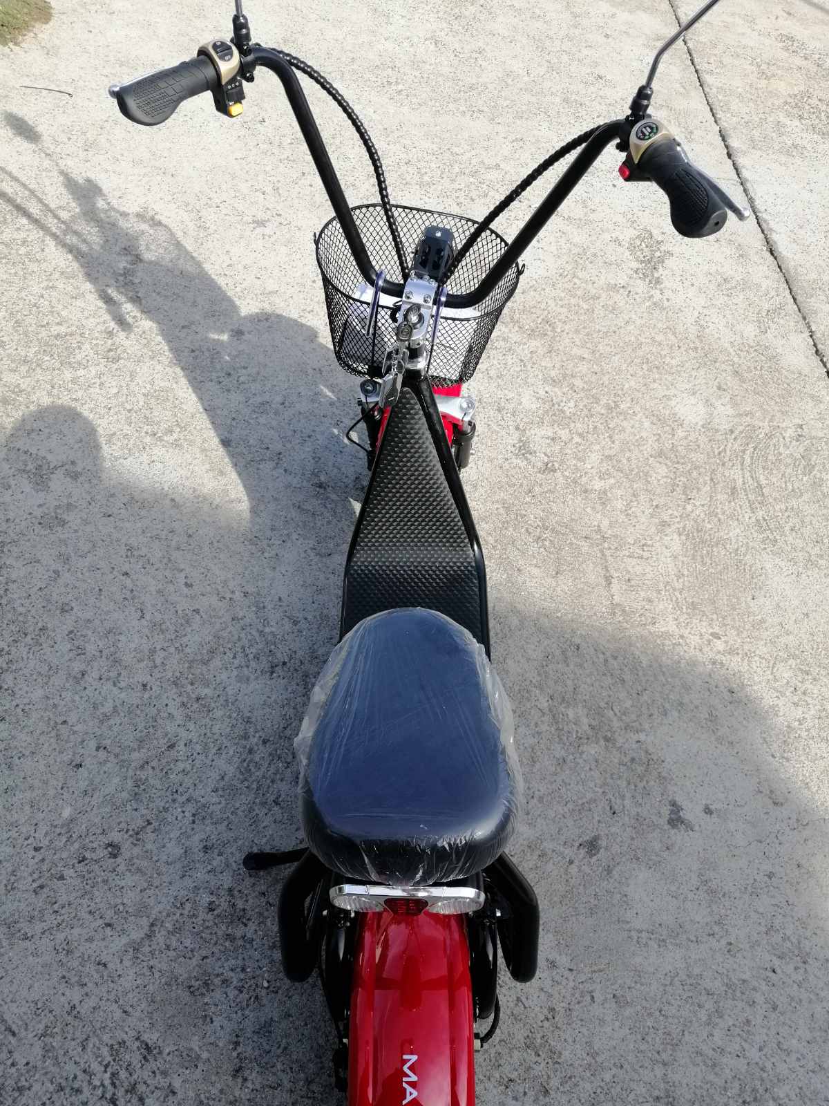Електрически скутер Maxmotors Little City Harley 1200W Black/Red - Image 5