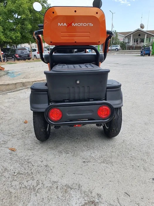 Електрическа триколка MaxMotors X2 Orange - 1500W, триместна - Image 7