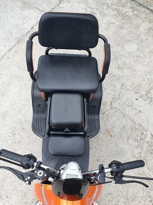Електрическа триколка MaxMotors X2 Orange - 1500W, триместна - Image 6