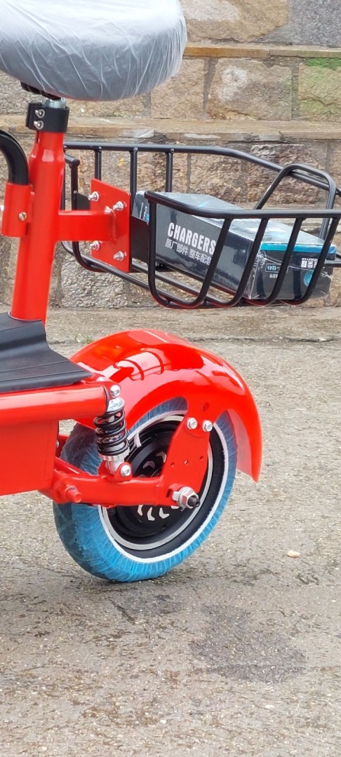 Електрически Скутер MaXmotors Мини Дизайн 350W RED - Image 7