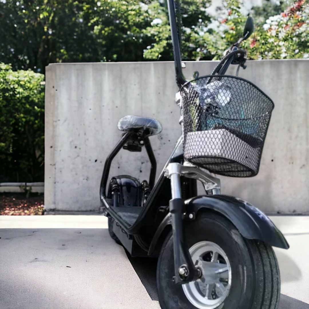 Електрически скутер Maxmotors Little City Harley 1200W Черен - Image 2