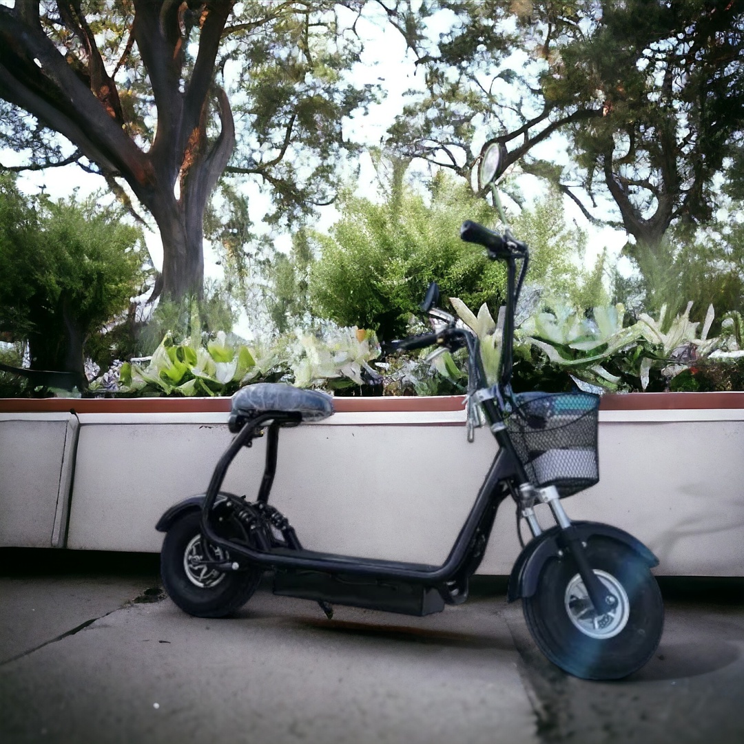 Електрически скутер Maxmotors Little City Harley 1200W Черен