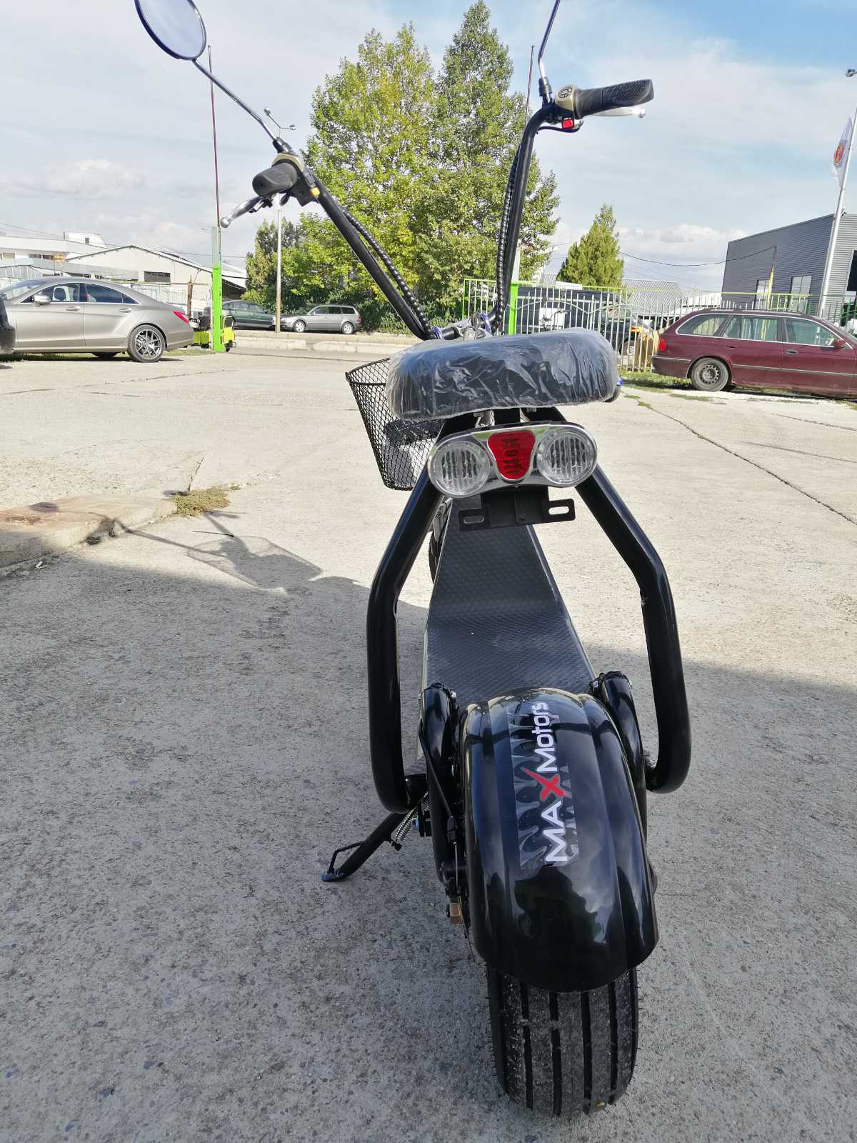 Електрически скутер Maxmotors Little City Harley 1200W Черен - Image 3