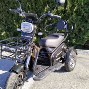 Двуместна Електрическа Триколка MaxMotors Pudding 1200W Black