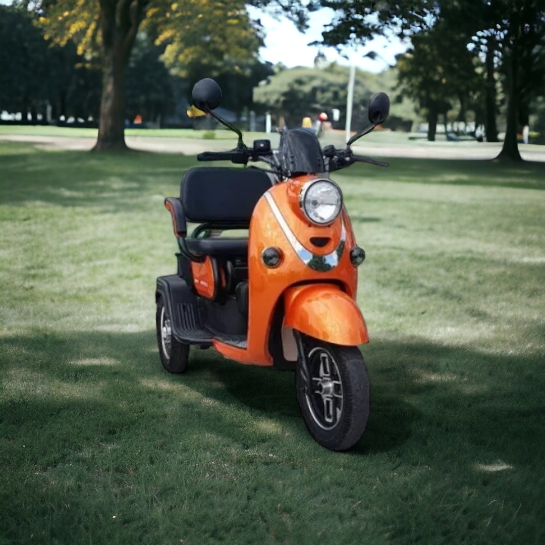 Електрическа триколка MaxMotors X2 Orange - 1500W, триместна - Image 2