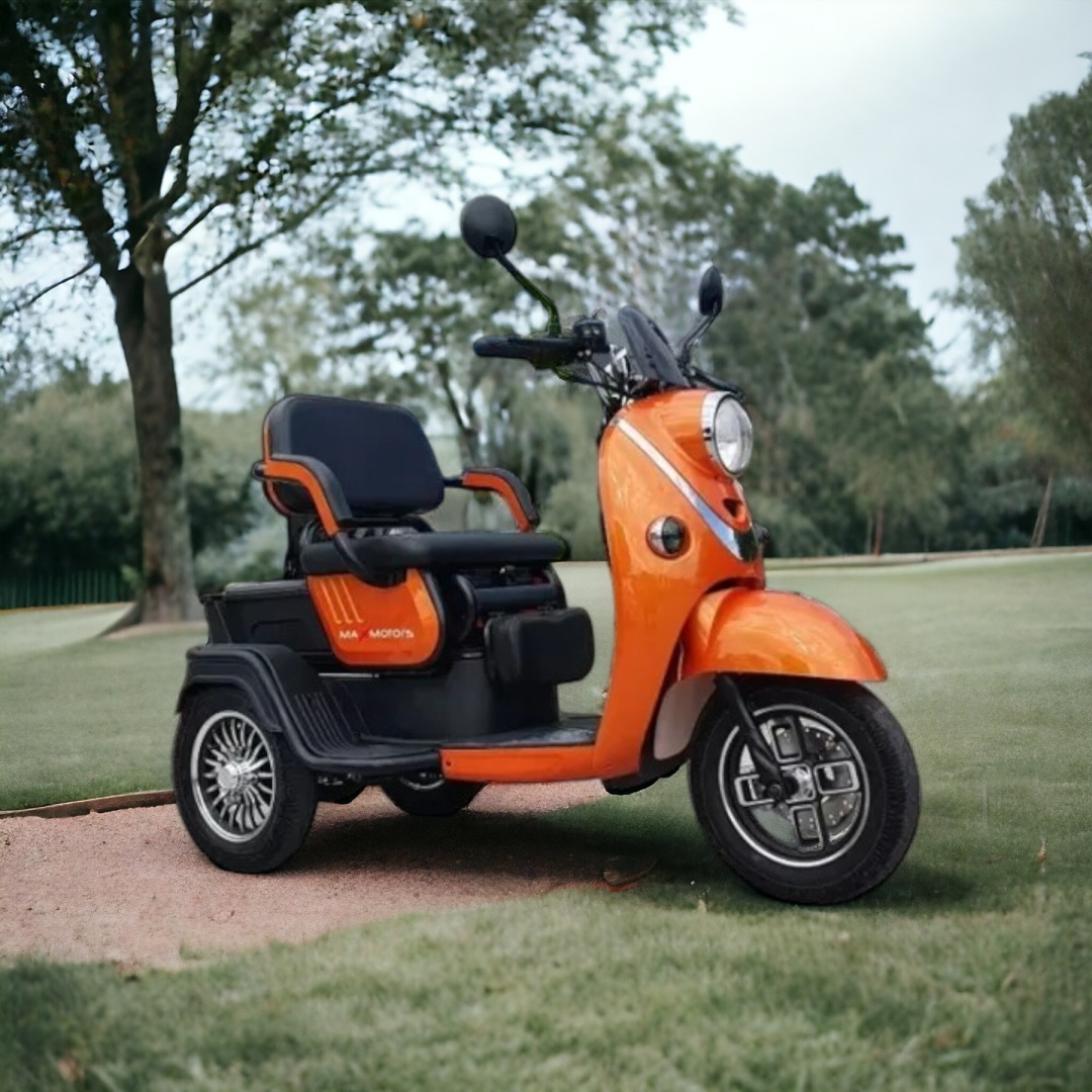 Електрическа триколка | Orange | 1500W, триместна - vikilux