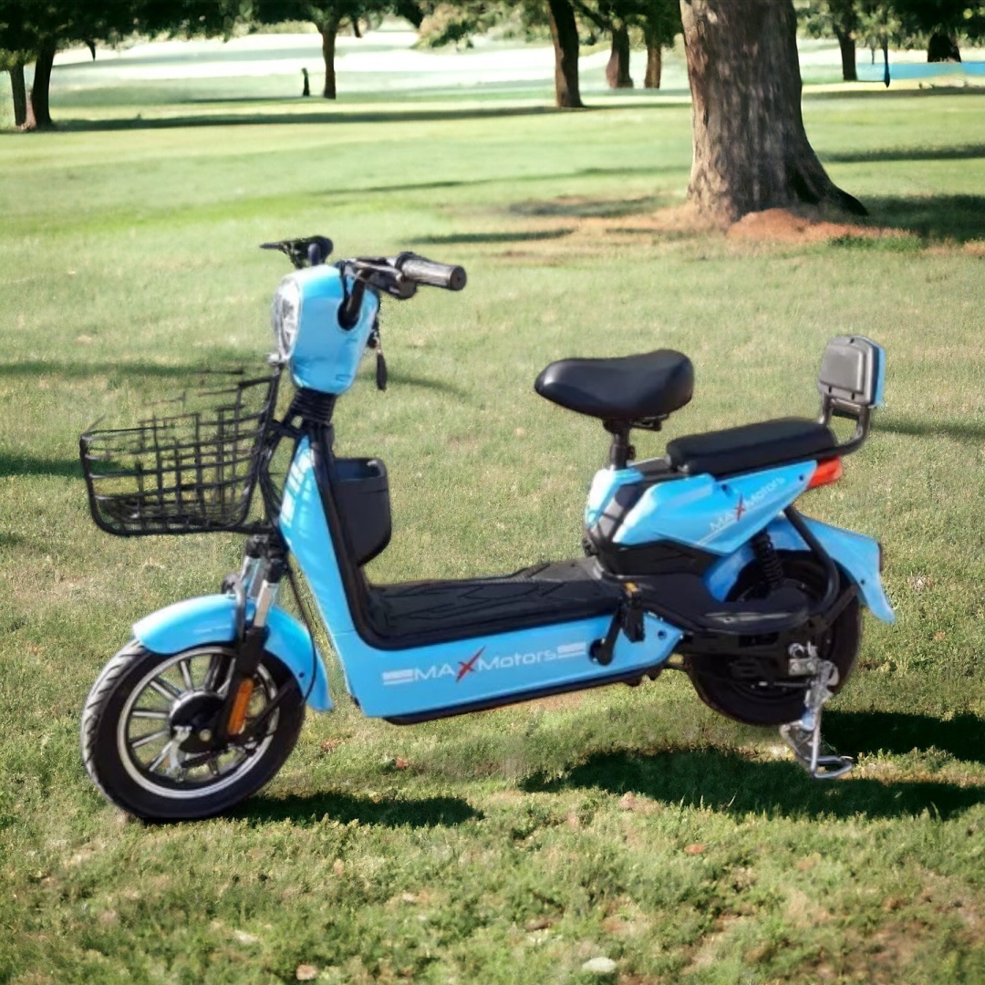Електрически скутер-велосипед MaxMotors EBZ14 500W – BLUE - Image 2
