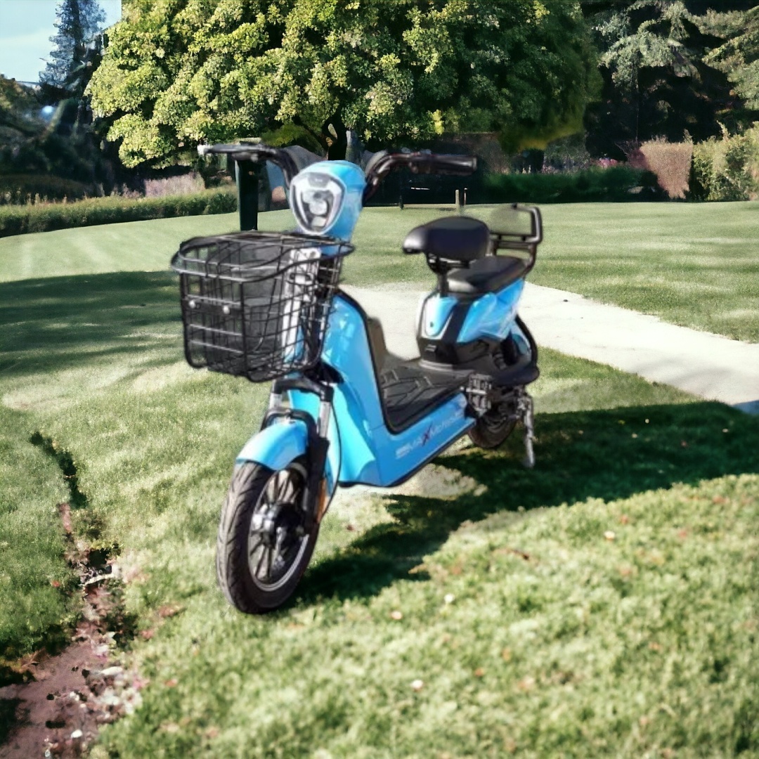 Електрически скутер-велосипед MaxMotors EBZ14 500W – BLUE