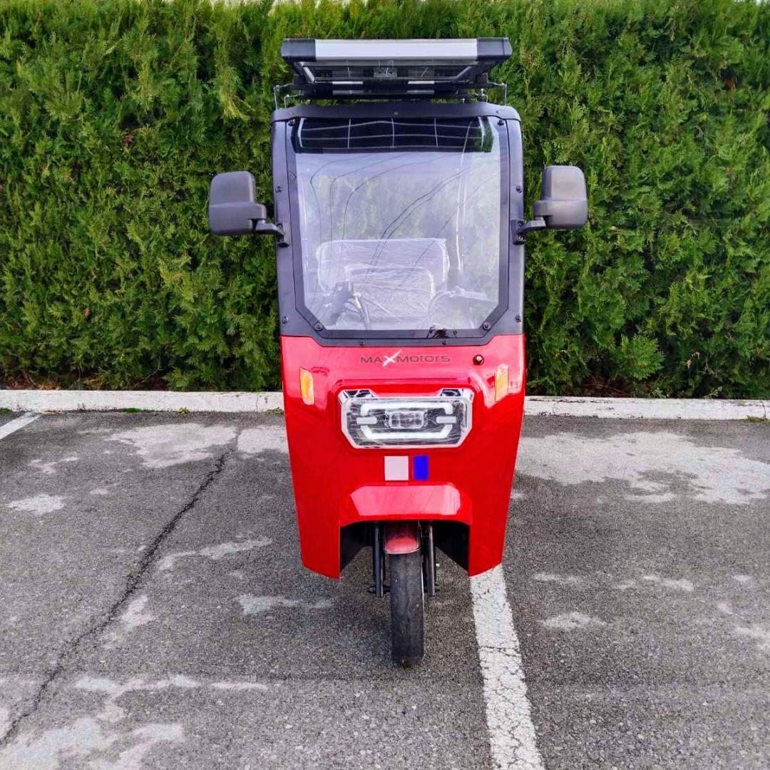 Електрическа триколка с покрив и соларен панел - 2000W + USB и радио - Image 6