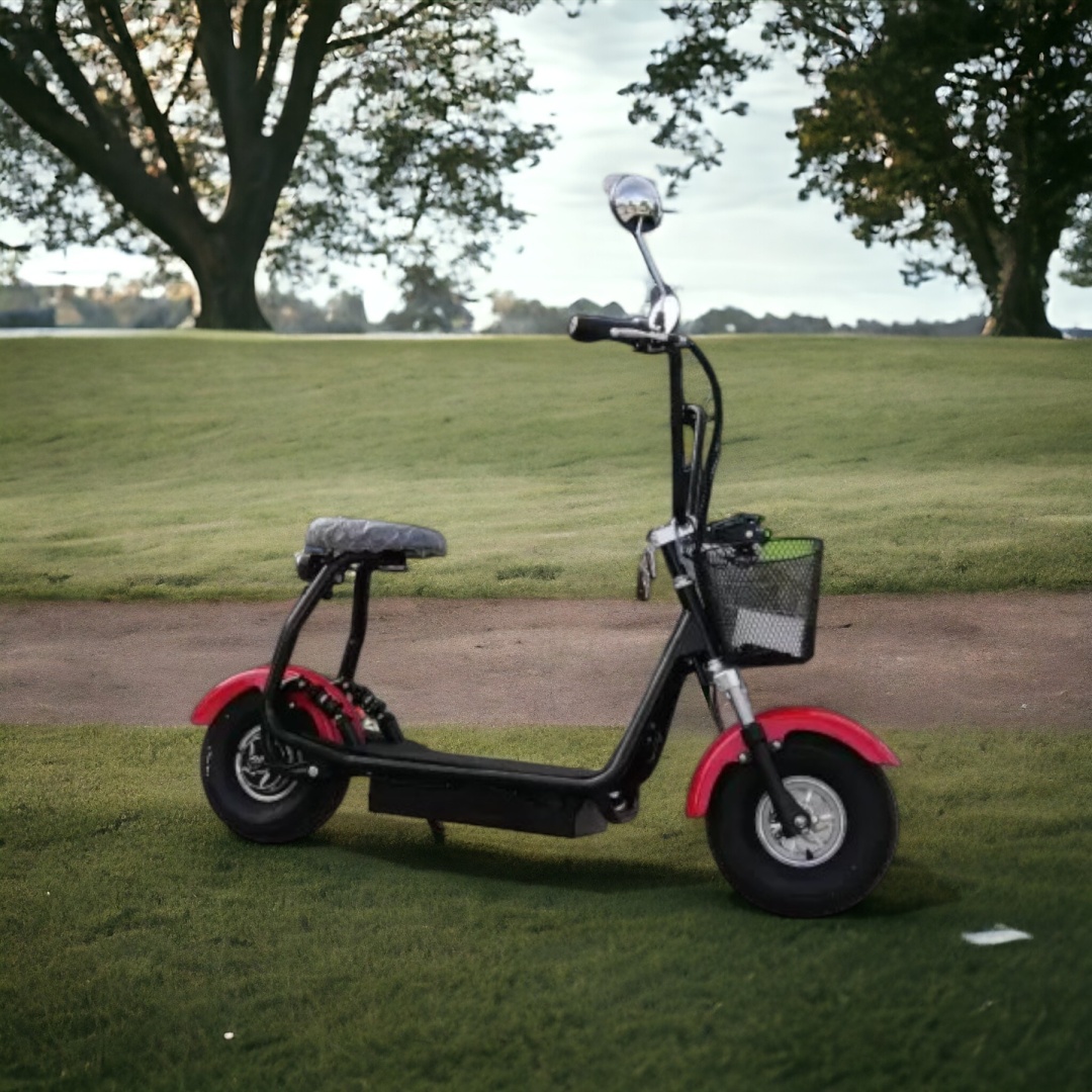 Електрически скутер Maxmotors Little City Harley 1200W Black/Red
