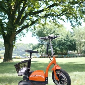 Електрическа триколка A2 | 500W, цвят Оранжев - vikilux