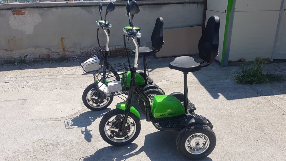 MaXmotors Електрически скутер триколка 500w A2 Green ALLROAD - Image 6