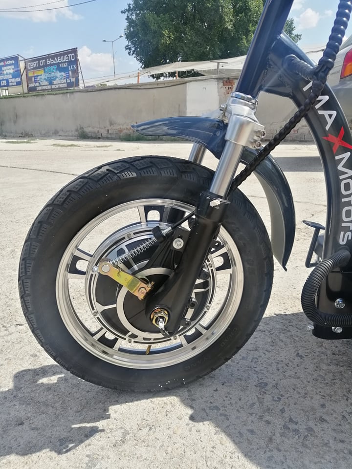Електрическа триколка Max Motors А3 black 500W, с предно предаване - Image 3