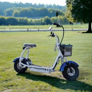 Електрически скутер Maxmotors Little City Harley 1200W Бял