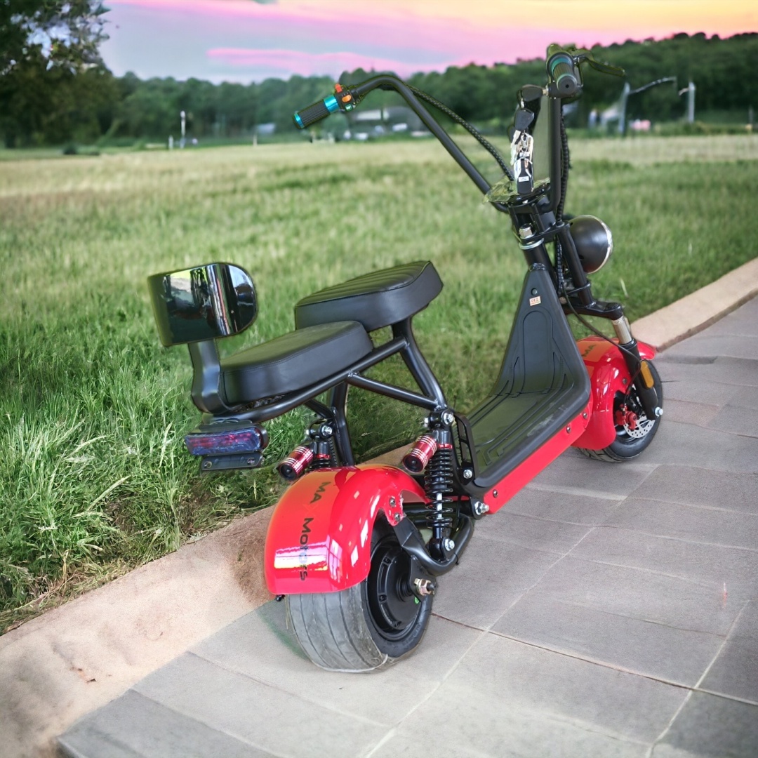 Електрически Скутер Harley 1200W MaxMotors Червен - Image 3