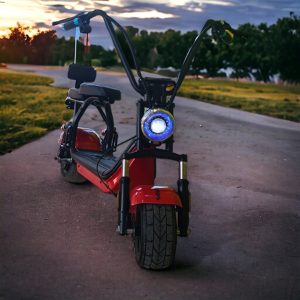 Електрически Скутер Harley 1200W MaxMotors Червен