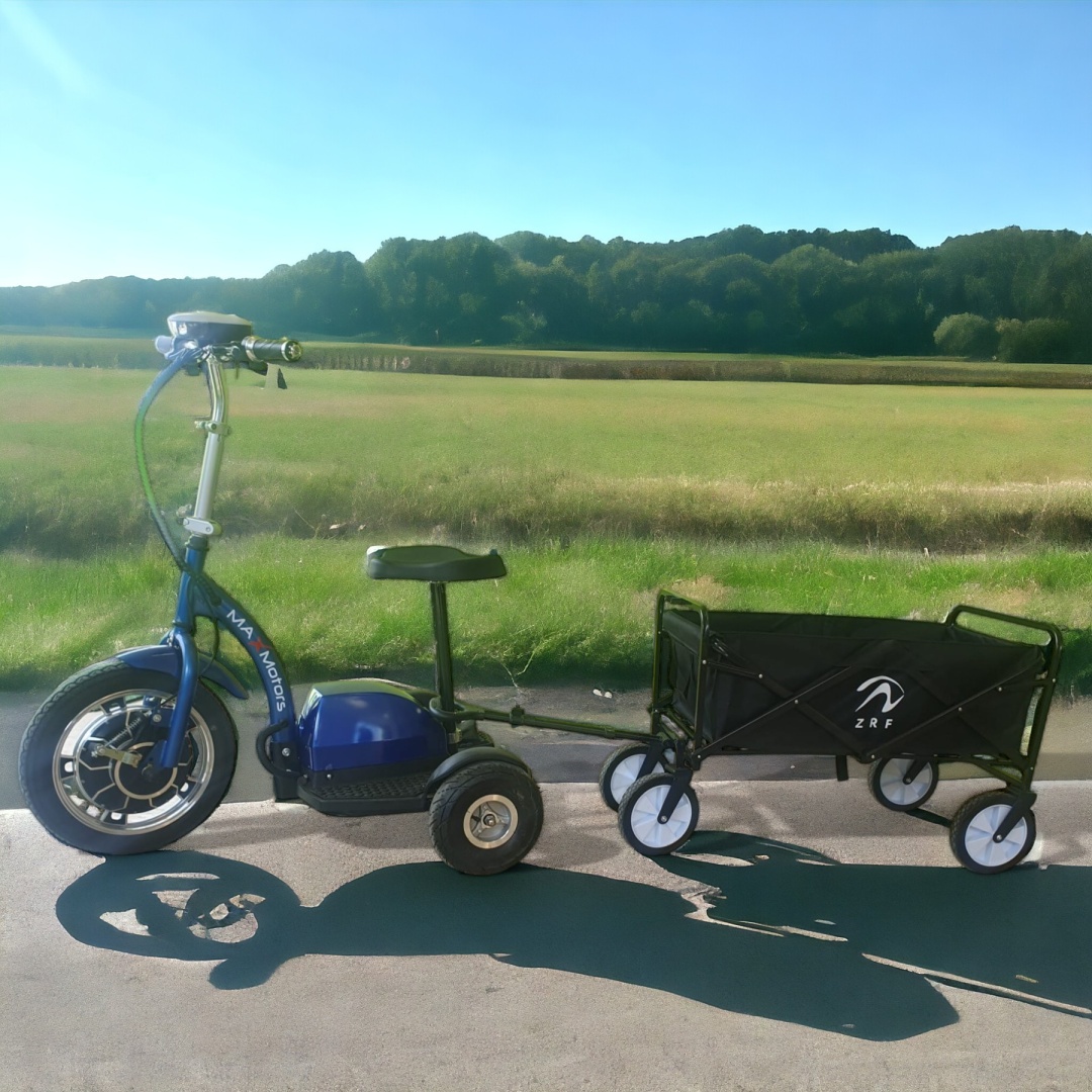 Електрическа триколка MaxMotors A2 500W с ремарке - Image 3