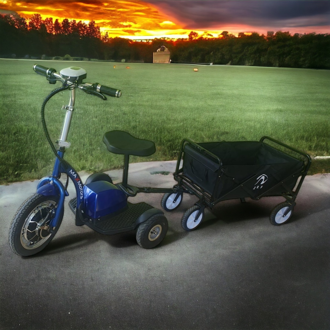 Електрическа триколка A2 | 500W, с ремарке - vikilux