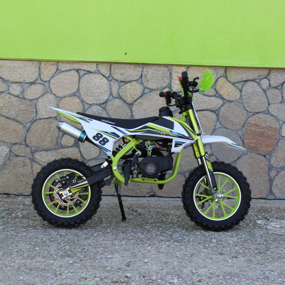 Детски Кросов Мотор 50сс кубика MaxMotors Green с електрически стартер - Image 2
