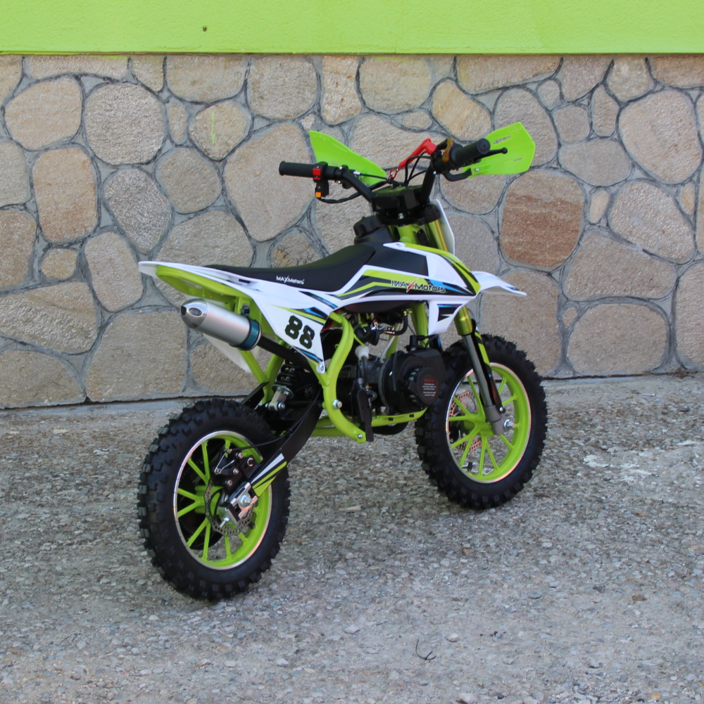 Детски Кросов Мотор 50сс кубика MaxMotors Green с електрически стартер - Image 3