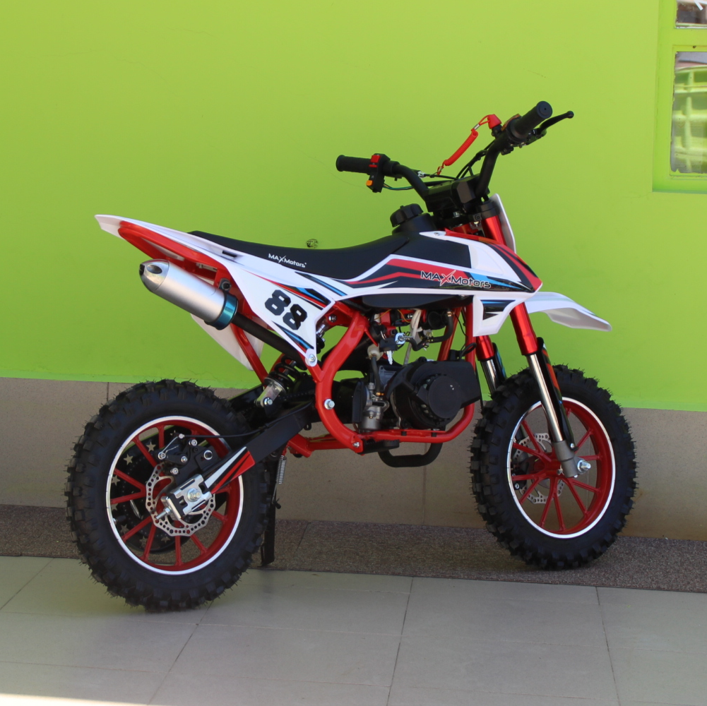 Детски Кросов Мотор 50сс кубика MaxMotors RED с електрически стартер - Image 3
