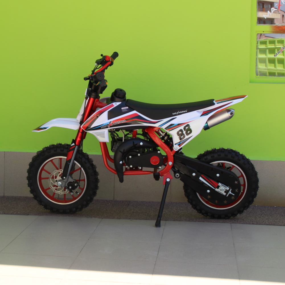 Детски Кросов Мотор 50сс кубика MaxMotors RED с електрически стартер - Image 4