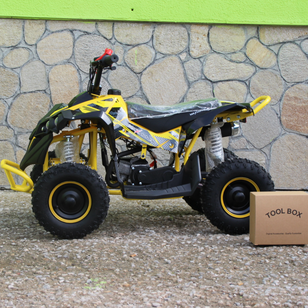 Детско бензиново ATV MaxMotors Grizzly SPORT – BLACK & YELLOW - Image 3
