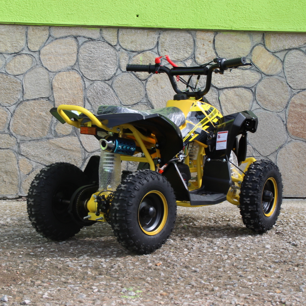 Детско бензиново ATV MaxMotors Grizzly SPORT – BLACK & YELLOW - Image 4