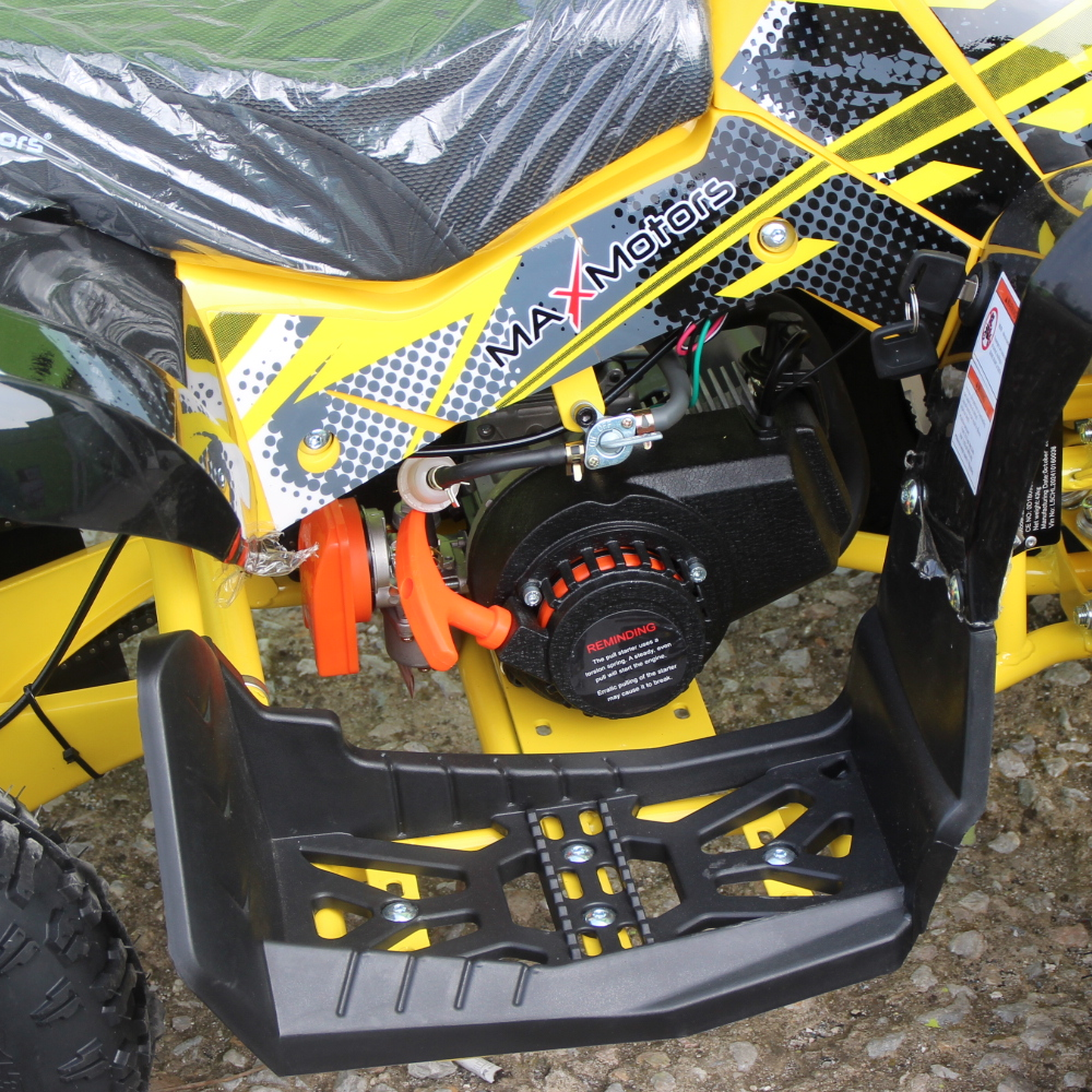 Детско бензиново ATV MaxMotors Grizzly SPORT – BLACK & YELLOW - Image 7