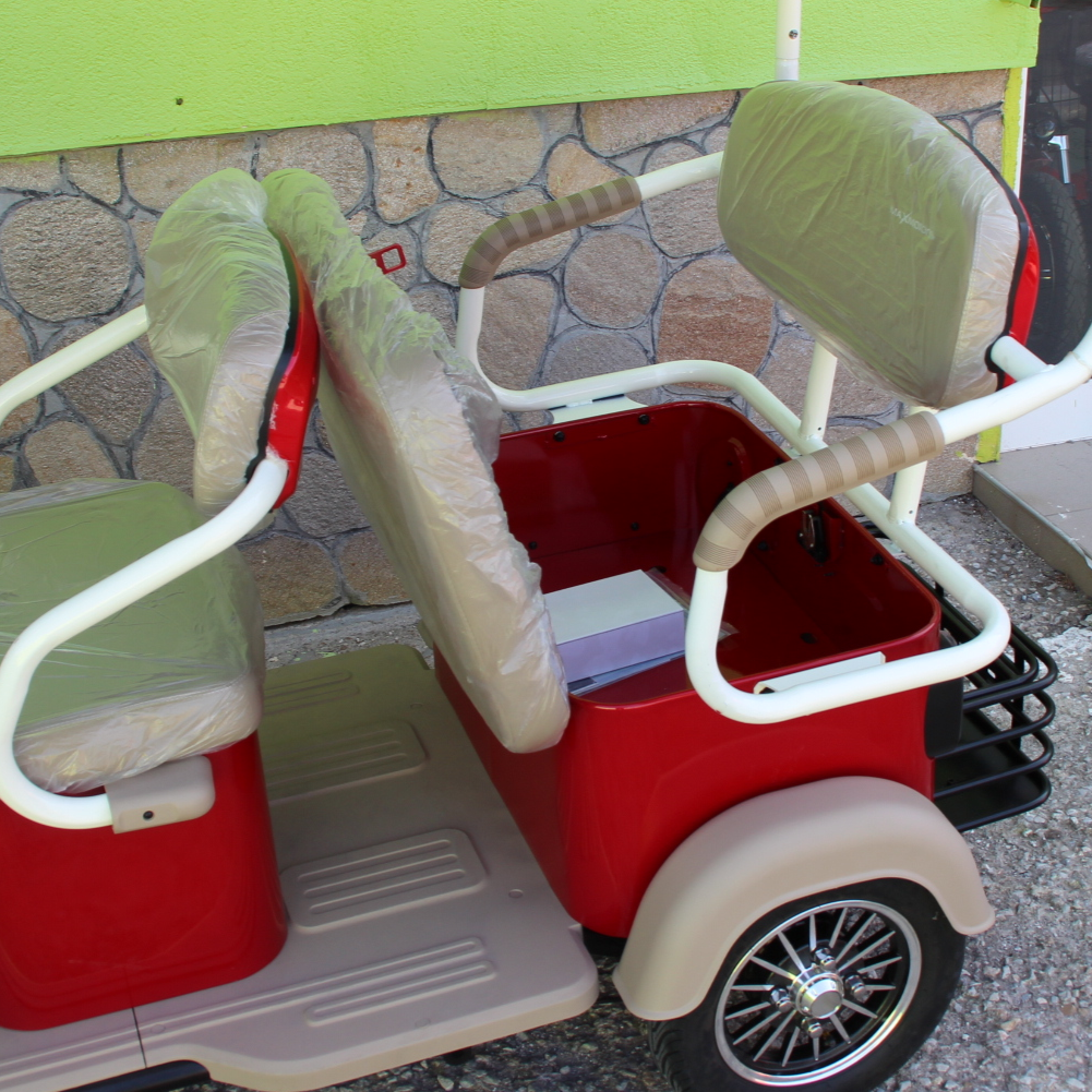 Електрическа триколка Max Motors GOLF RED SOLAR, триместна - Image 6