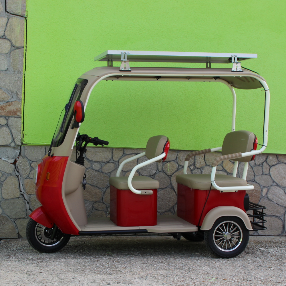 Електрическа триколка Max Motors GOLF RED SOLAR, триместна - Image 2