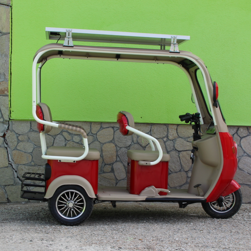 Електрическа триколка Max Motors GOLF RED SOLAR, триместна - Image 4