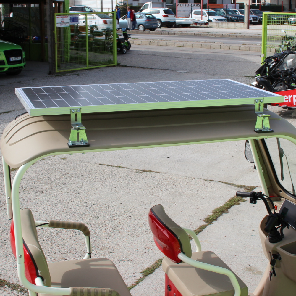 Електрическа триколка Max Motors GOLF RED SOLAR, триместна - Image 5