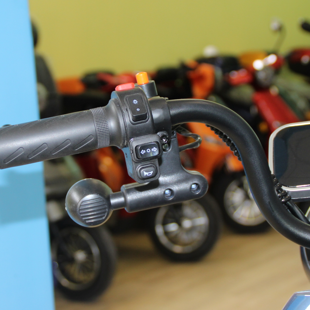 Двуместна електрическа триколка MAX MOTORS 1500W 20 AH Blue - Image 13