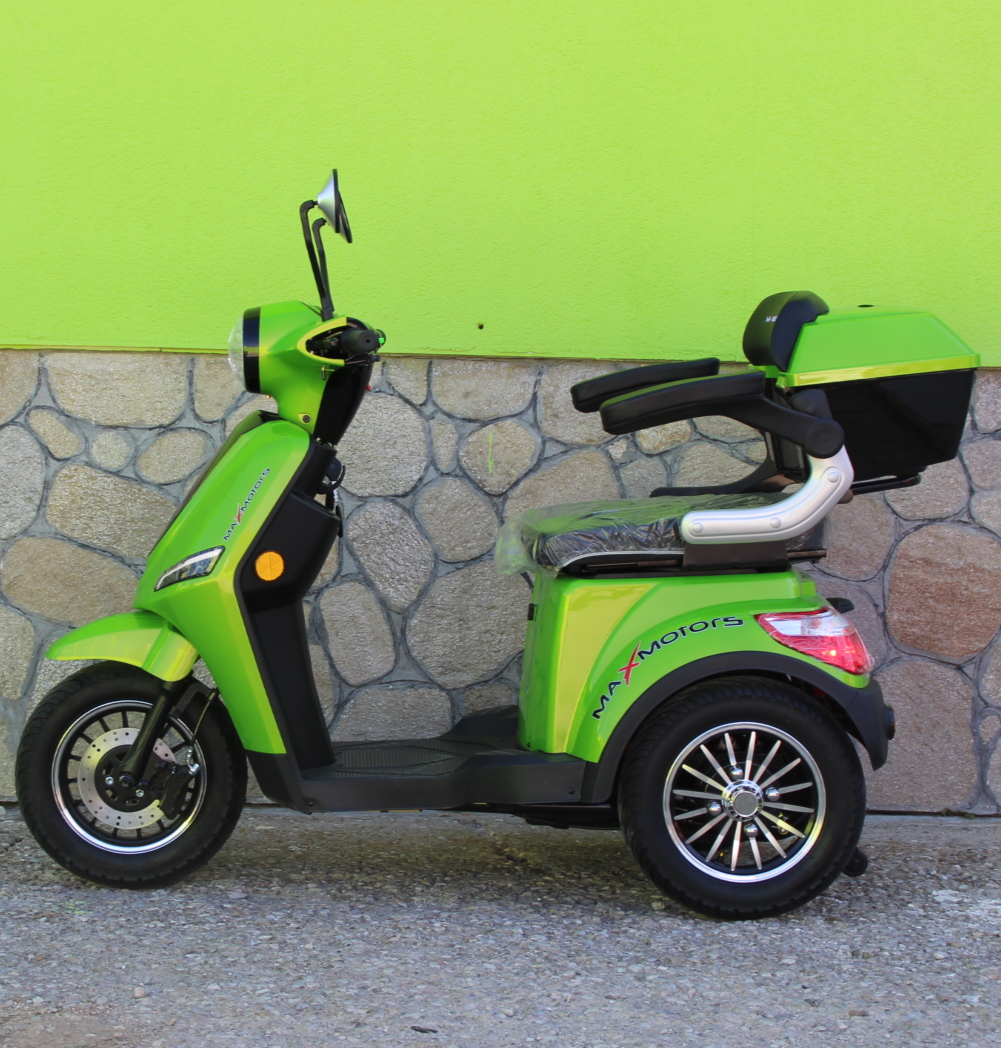 Електрическа триколка MaxMotors FM1 Lux GREEN 1500W - Image 3