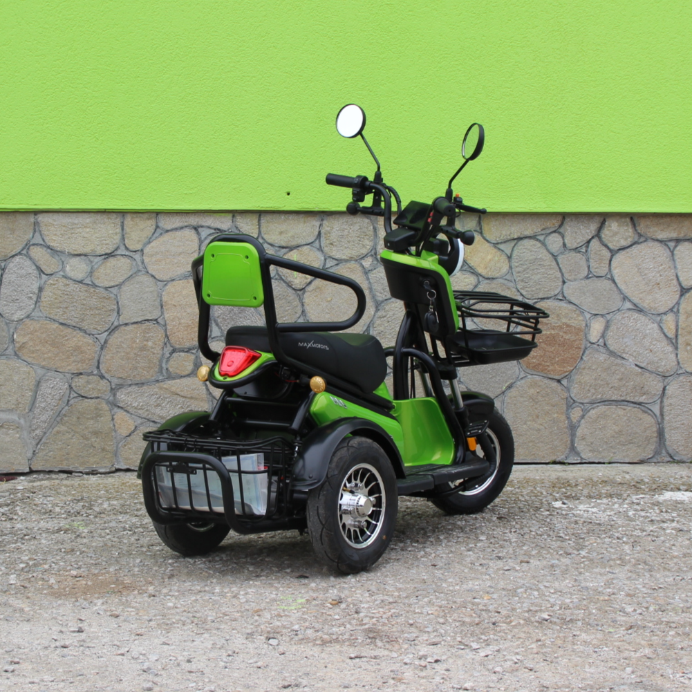 Електрическа триколка MaxMotors Pudding GREEN 1800W Двуместна - Image 6