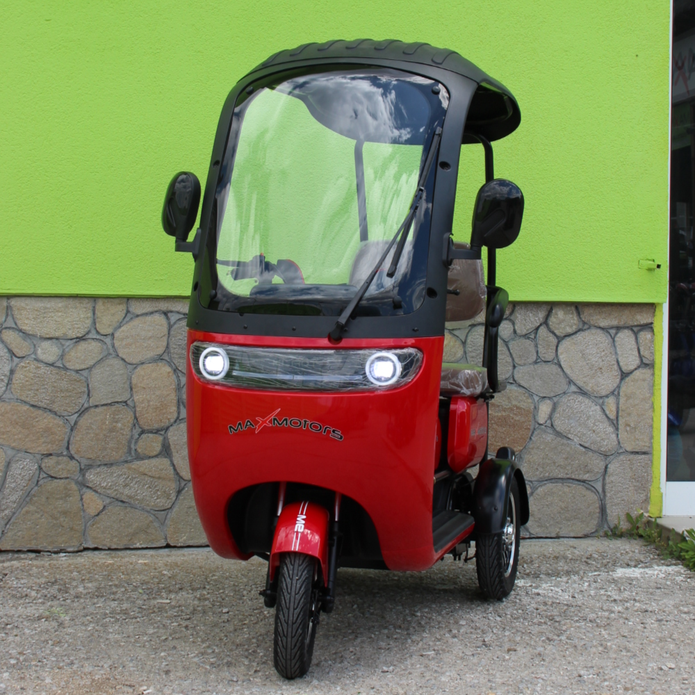 Електрическа триколка MaxMotors Red Apple X3 1800W, триместна - Image 2