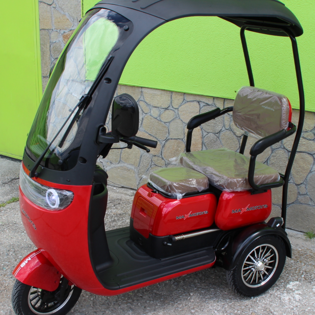 Електрическа триколка MaxMotors Red Apple X3 1800W, триместна - Image 7