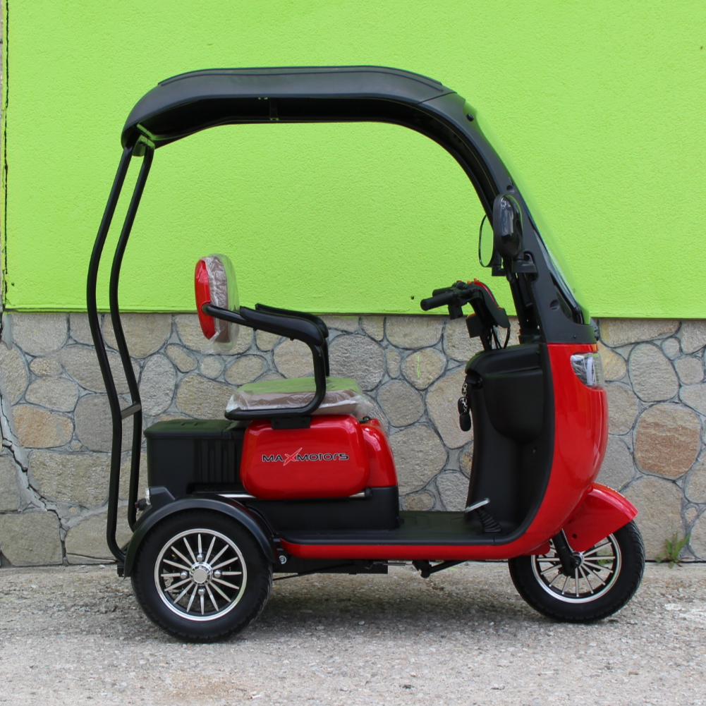 Електрическа триколка MaxMotors Red Apple X3 1800W, триместна - Image 3