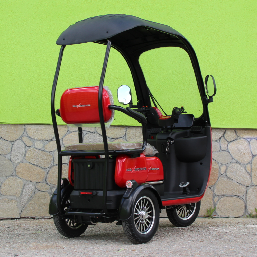 Електрическа триколка MaxMotors Red Apple X3 1800W, триместна - Image 5
